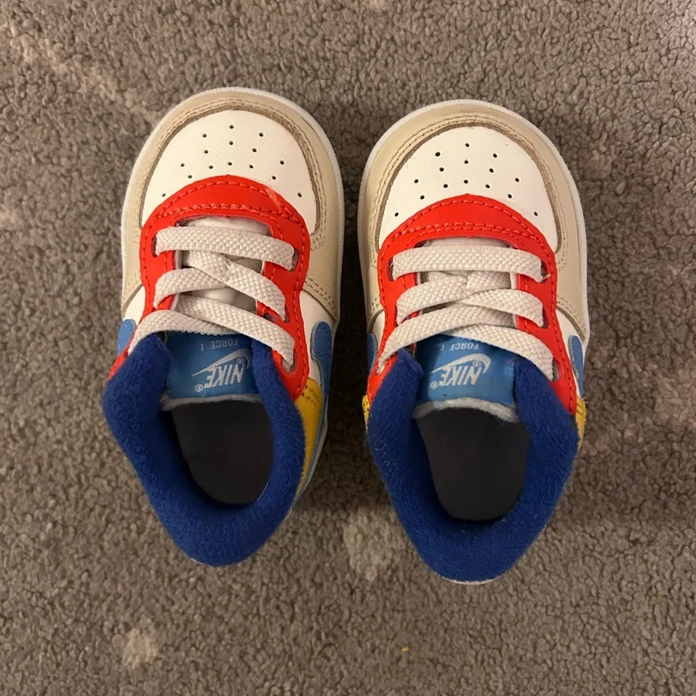 Nike Baby Walker Shoes - Red, Blue, Yellow - Picture 3 of 4